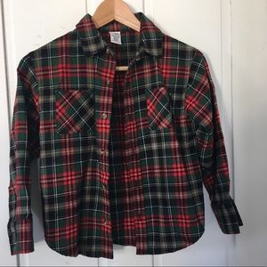 Plaid flannel shirt